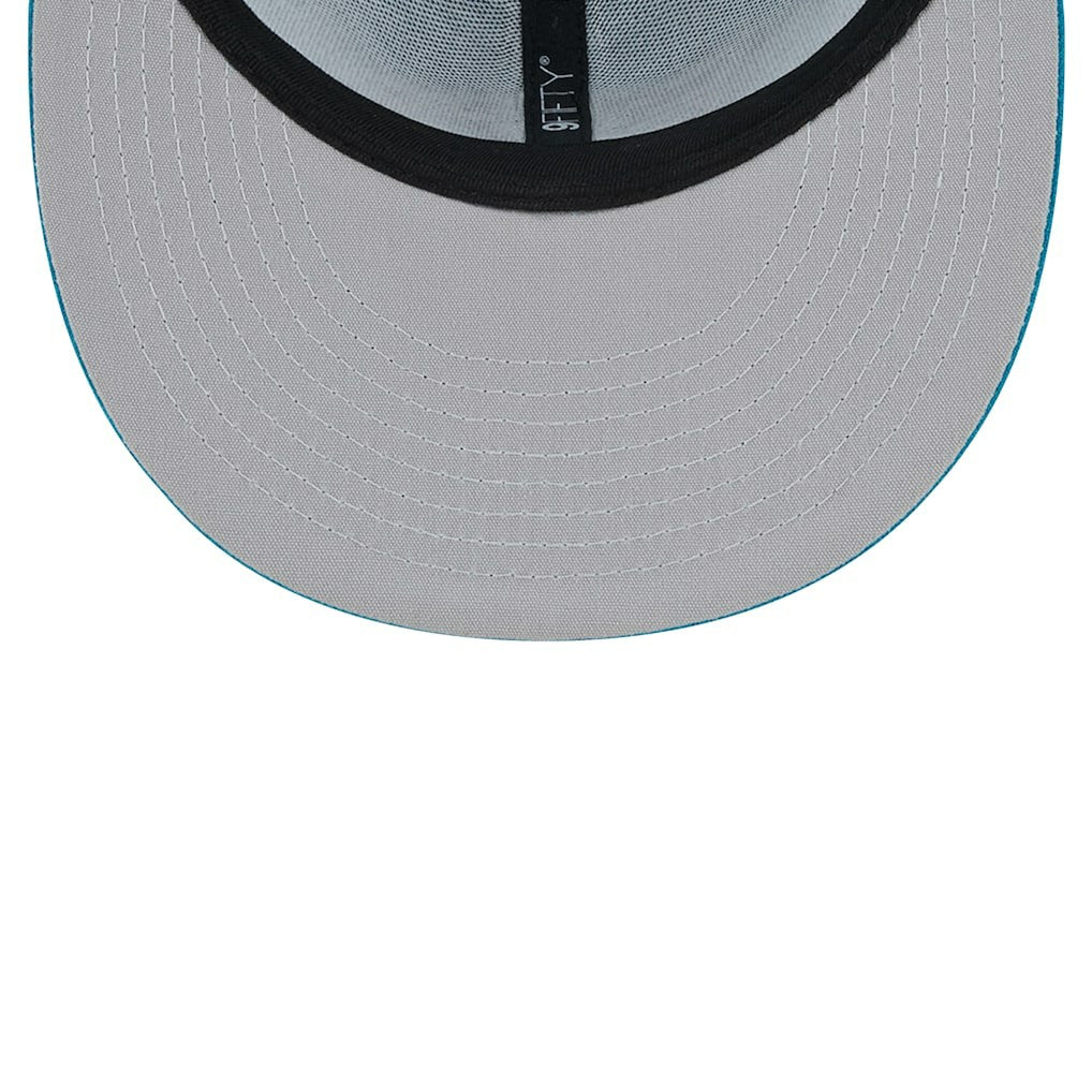Jacksonville Jaguars New Era Main Trucker 9FIFTY Snapback Hat - Teal Hats