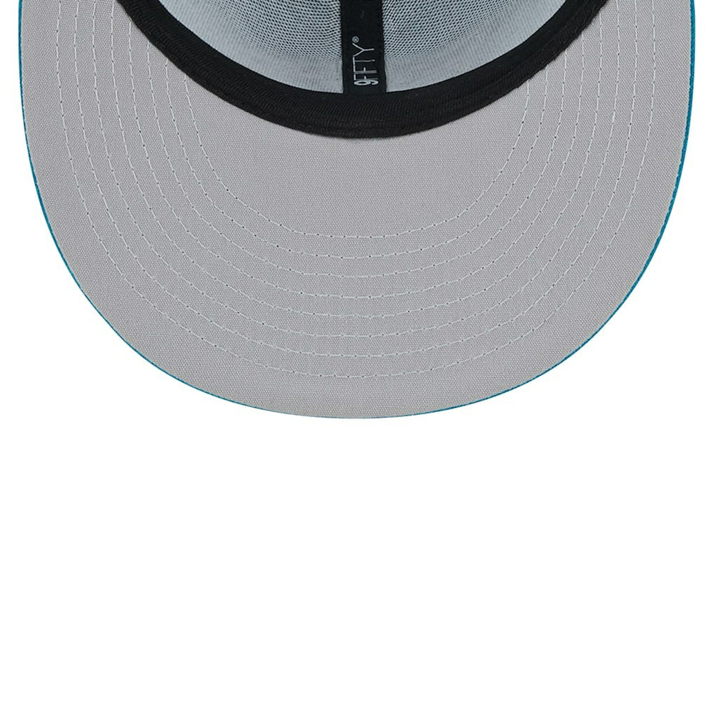 Jacksonville Jaguars New Era Main Trucker 9FIFTY Snapback Hat - Teal Hats