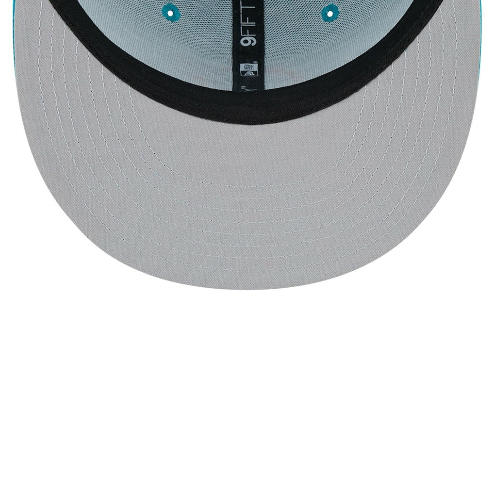 Miami Dolphins New Era Main Trucker 9FIFTY Snapback Hat - Aqua Hats