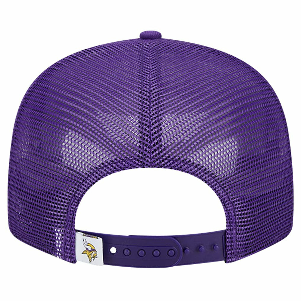 Minnesota Vikings New Era Main Trucker 9FIFTY Snapback Hat - Purple Hats