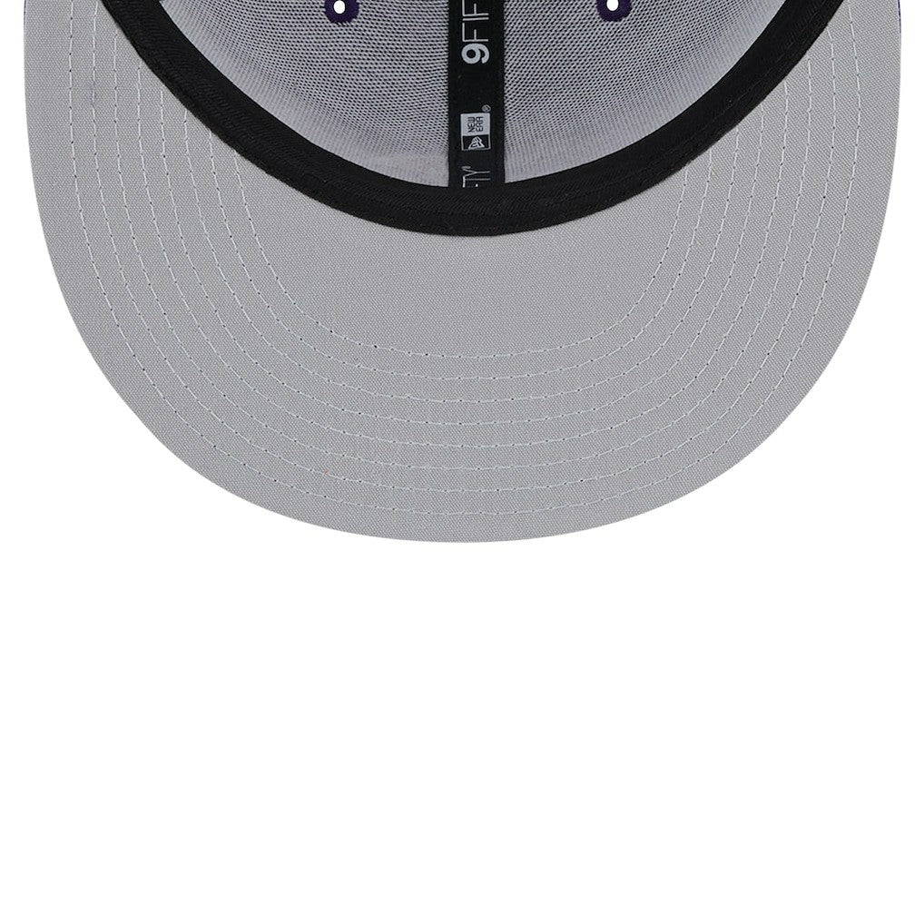 Minnesota Vikings New Era Main Trucker 9FIFTY Snapback Hat - Purple Hats