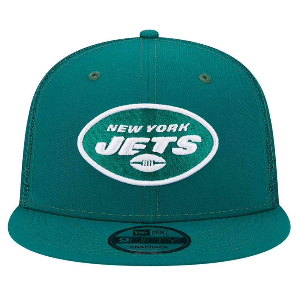 New York Jets New Era Main Trucker 9FIFTY Snapback Hat - Green Hats