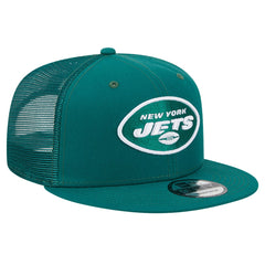 New York Jets New Era Main Trucker 9FIFTY Snapback Hat - Green Hats
