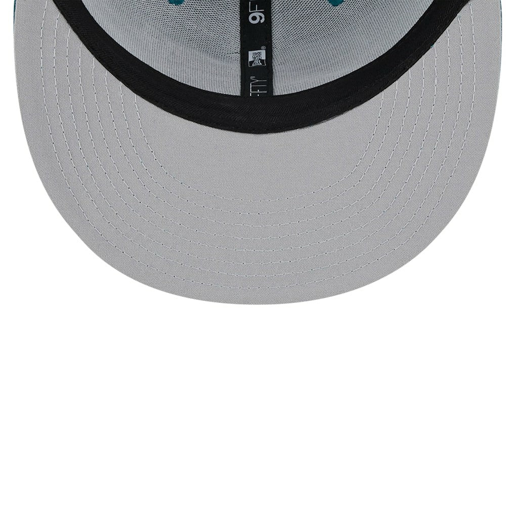 Philadelphia Eagles New Era Main Trucker 9FIFTY Snapback Hat - Midnight Green Hats