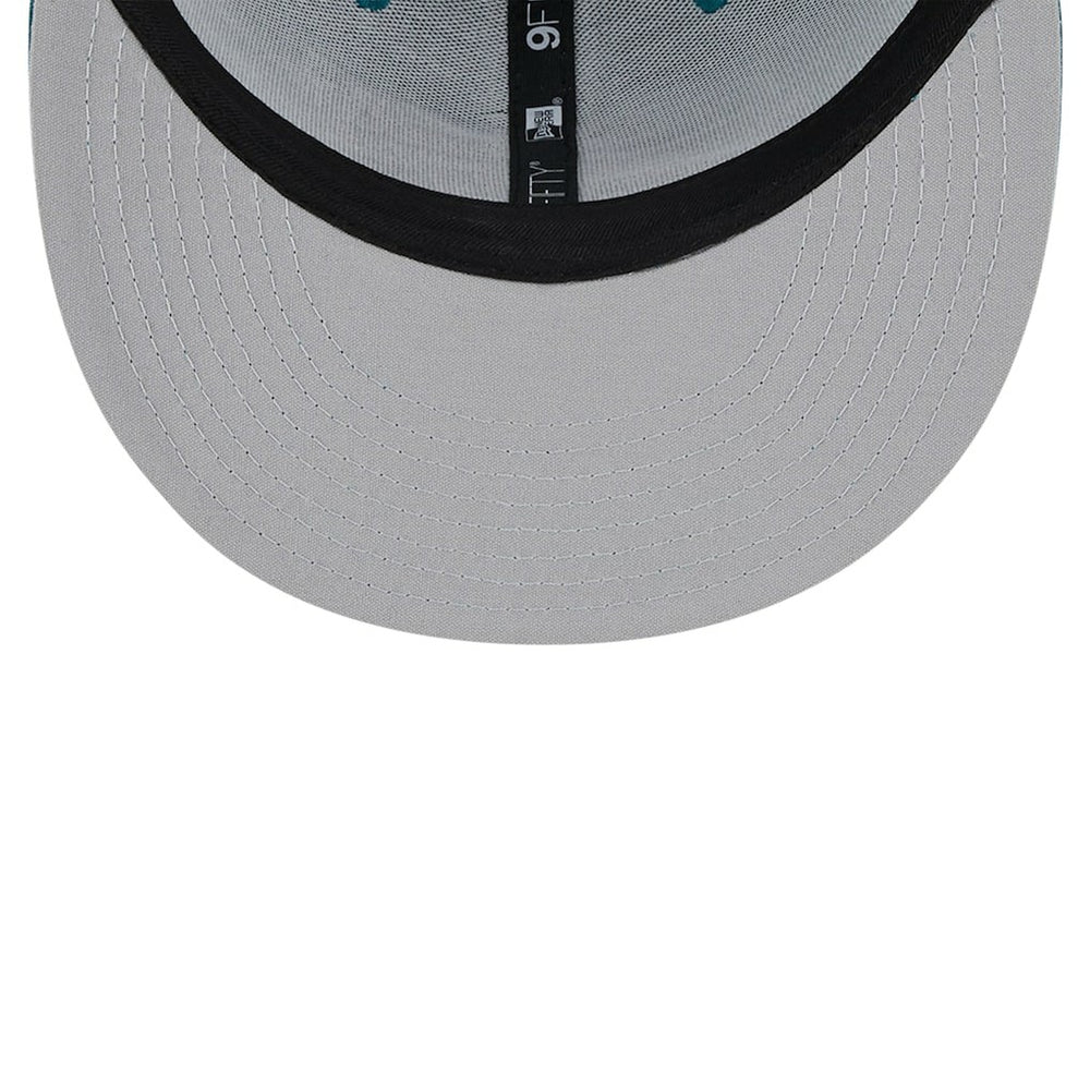 Philadelphia Eagles New Era Main Trucker 9FIFTY Snapback Hat - Midnight Green Hats