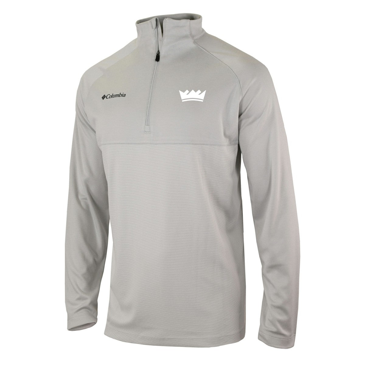 Sacramento Kings Omni-Wick Rockin' It Quarter-Zip Pullover Top Heather Gray - Columbia