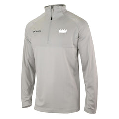 Sacramento Kings Omni-Wick Rockin' It Quarter-Zip Pullover Top Heather Gray - Columbia
