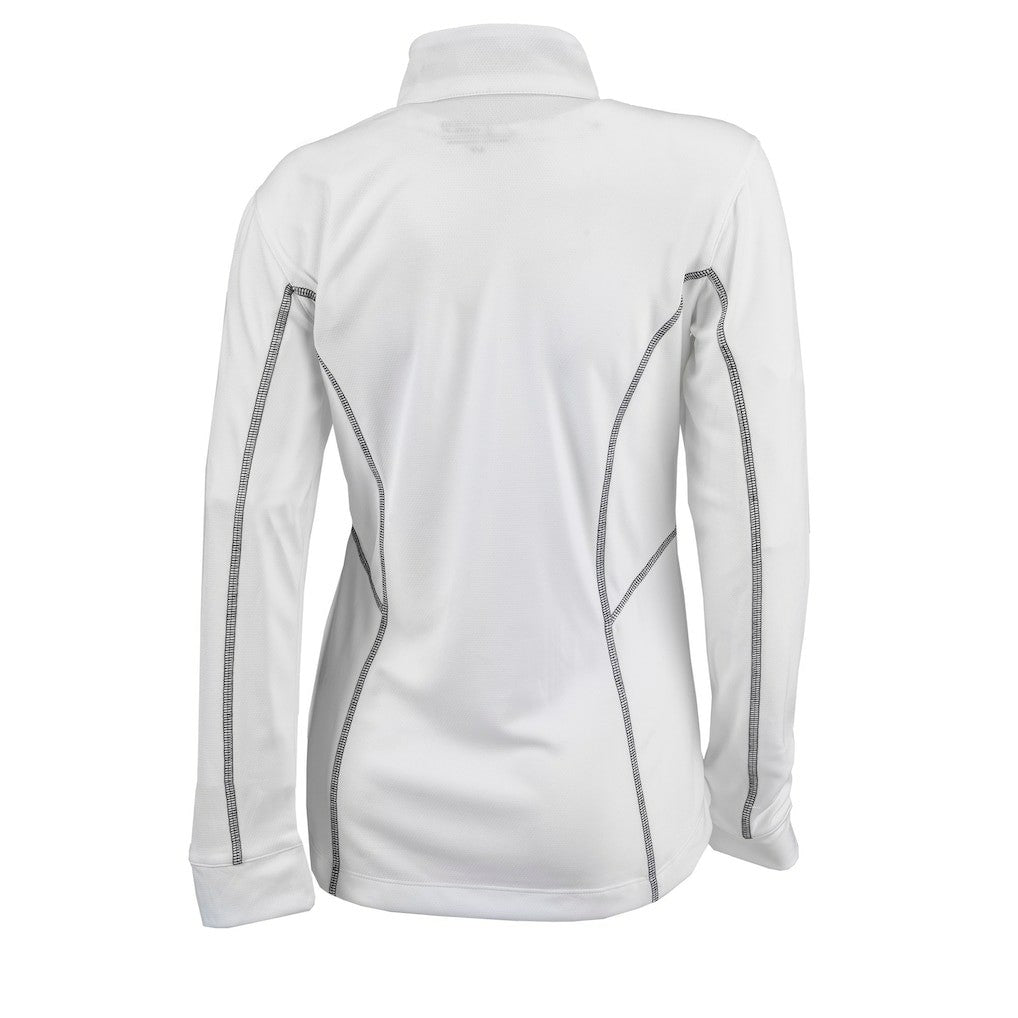 Boston Celtics Women's Omni-Wick Shotgun Quarter-Zip Pullover Top White - Columbia