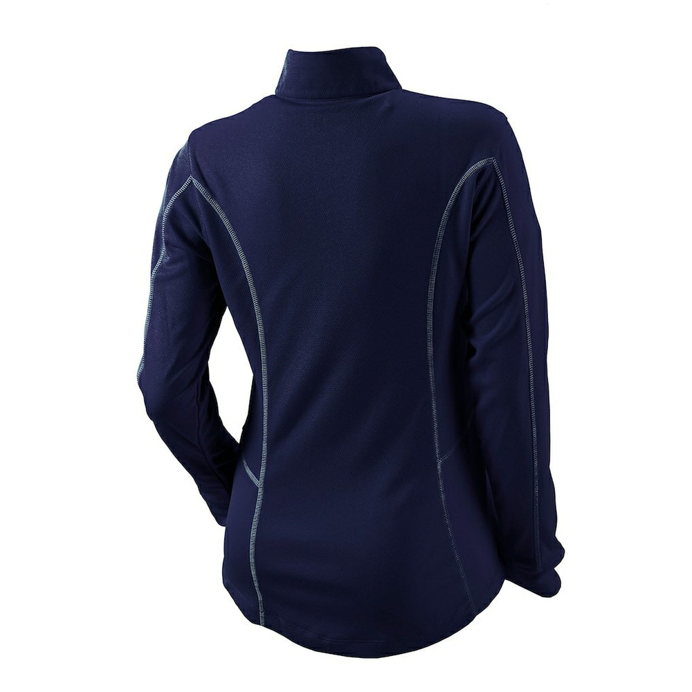 Denver Nuggets Women's Omni-Wick Shotgun Quarter-Zip Pullover Top Navy - Columbia