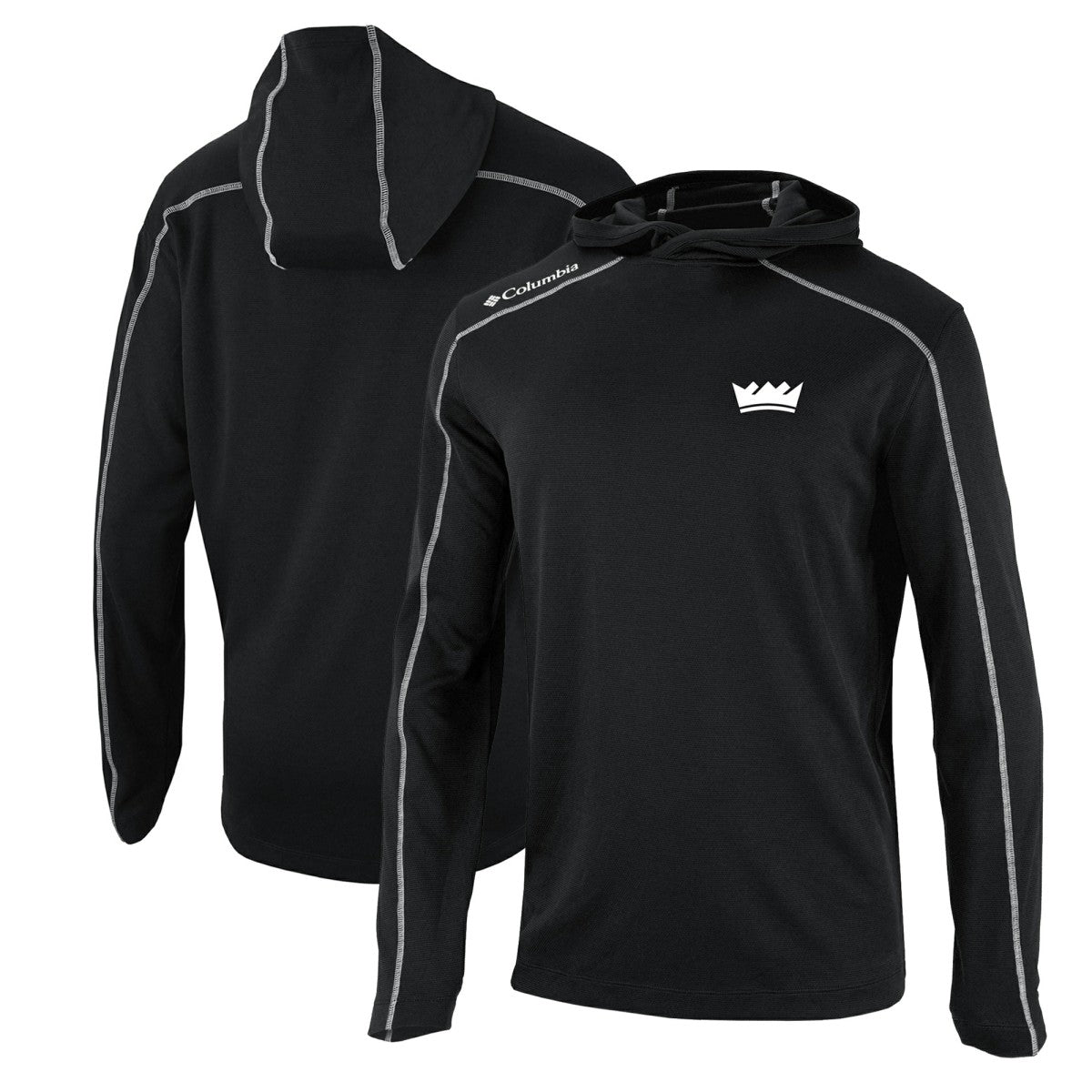 Sacramento Kings Shotgun Pullover Hoodie Black - Columbia
