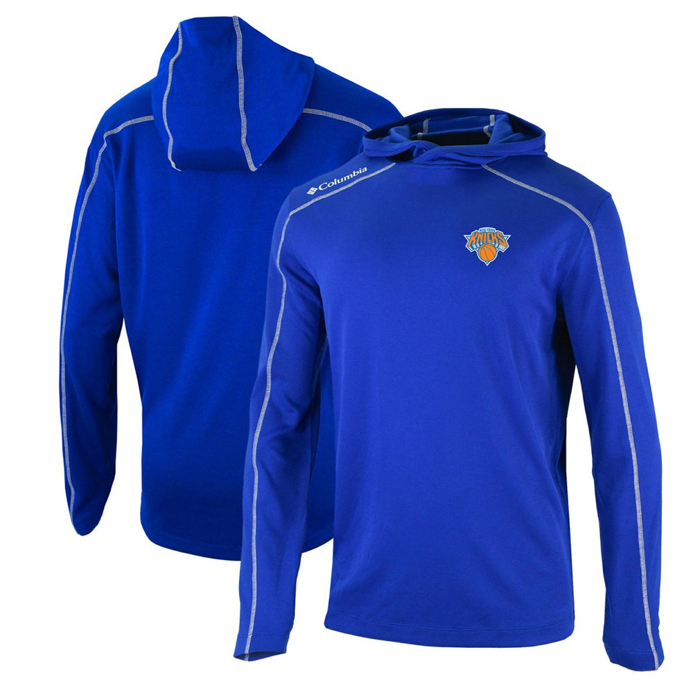 New York Knicks Shotgun Pullover Hoodie Blue - Columbia outlet