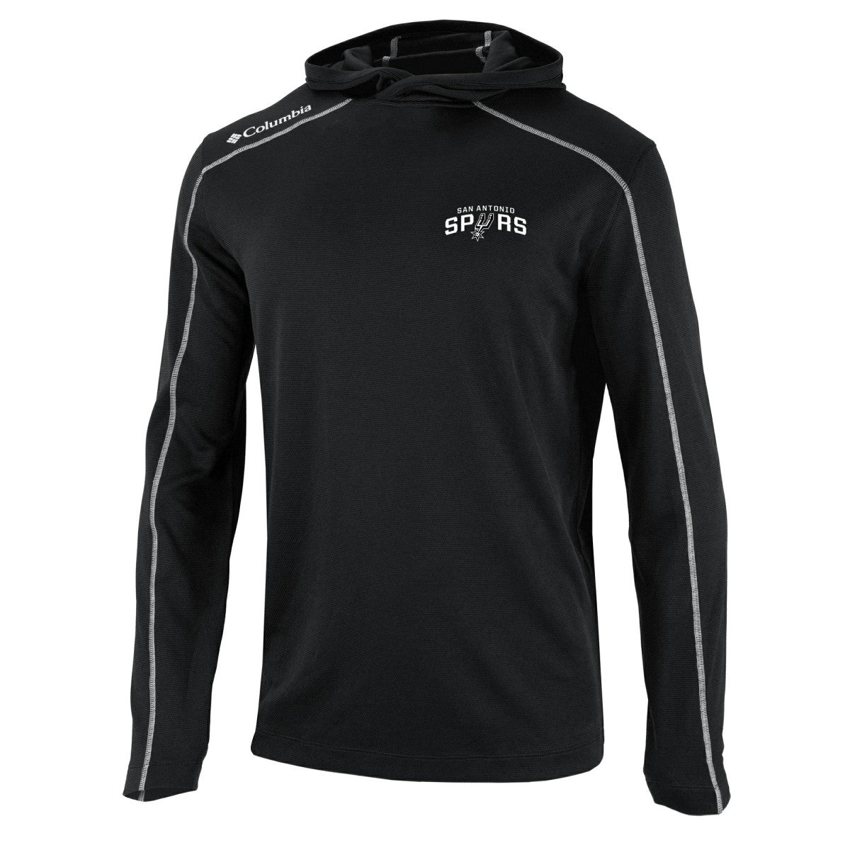 San Antonio Spurs Shotgun Pullover Hoodie Black - Columbia
