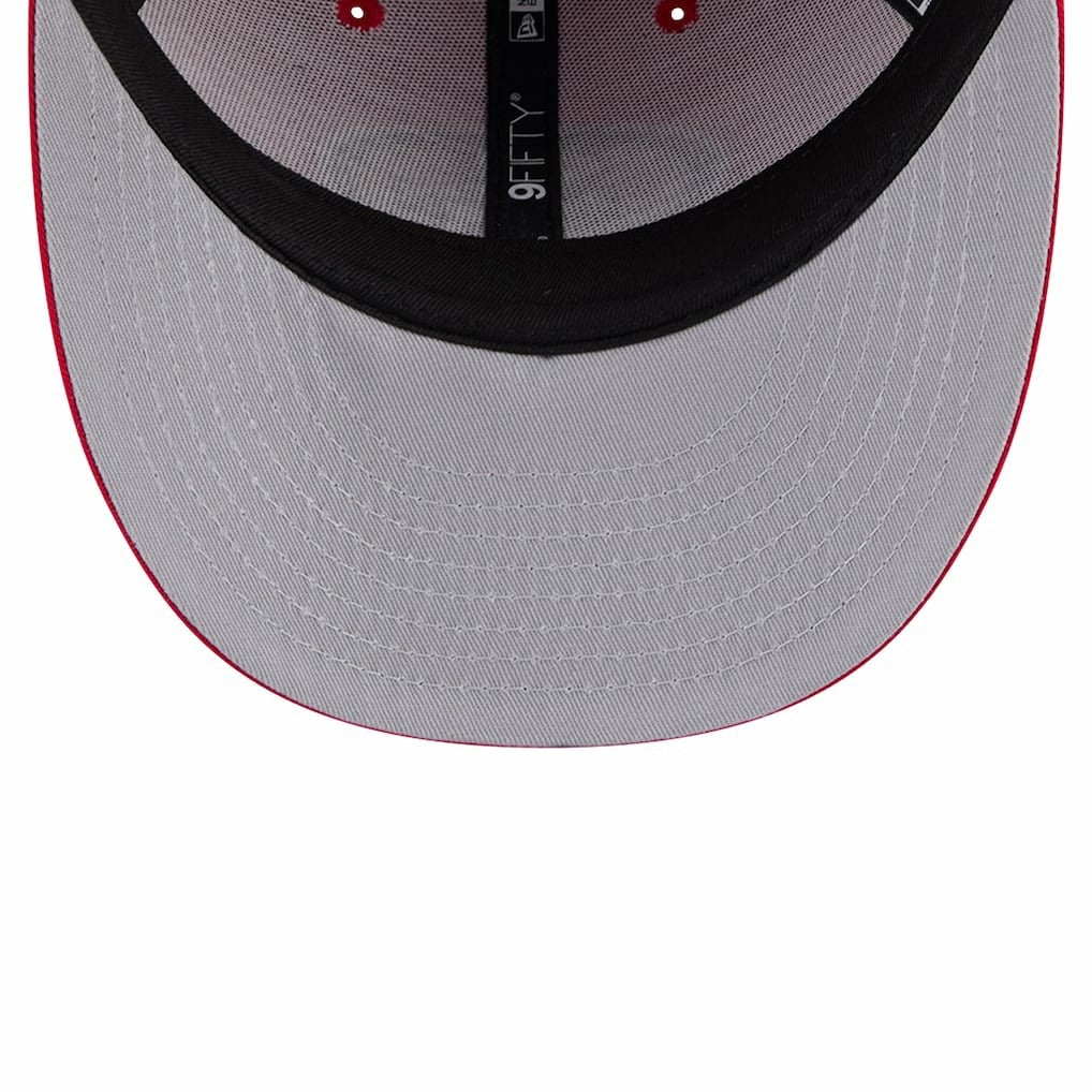 San Francisco 49ers New Era Main Low Profile 9FIFTY Snapback Hat - Scarlet Hats