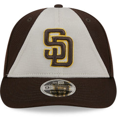 San Diego Padres New Era 2025 Batting Practice Low Profile 9FIFTY Snapback Hat - Brown Hats