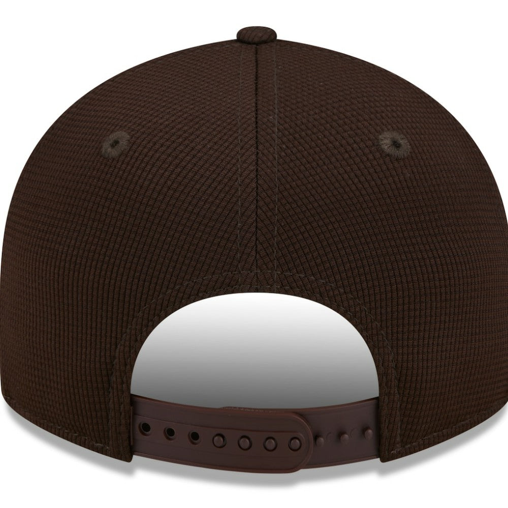 San Diego Padres New Era 2025 Batting Practice Low Profile 9FIFTY Snapback Hat - Brown Hats