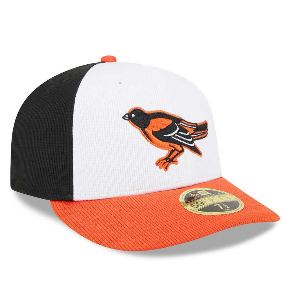 Baltimore Orioles New Era 2025 Batting Practice Low Profile 59FIFTY Fitted Hat - White Hats