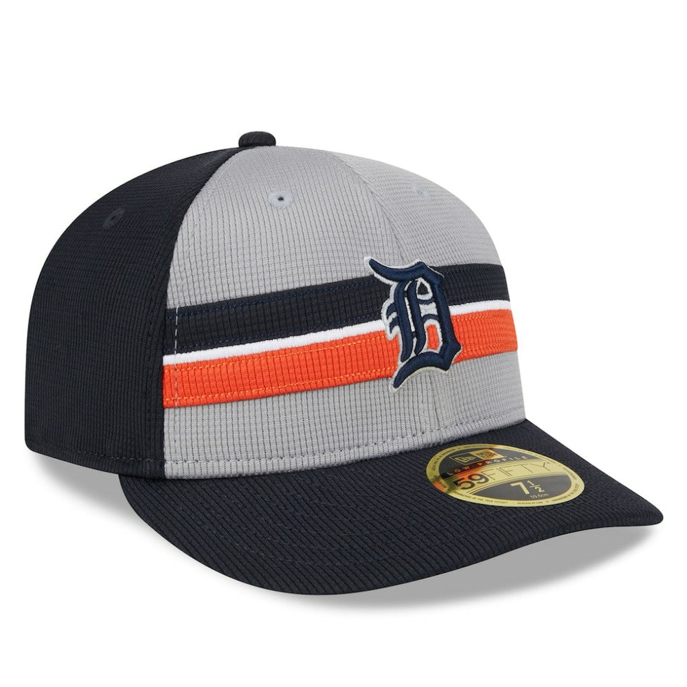 Detroit Tigers New Era 2025 Batting Practice Low Profile 59FIFTY Fitted Hat - Gray Hats
