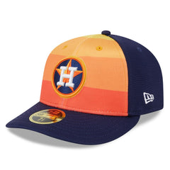Houston Astros New Era 2025 Batting Practice Low Profile 59FIFTY Fitted Hat - Orange Hats