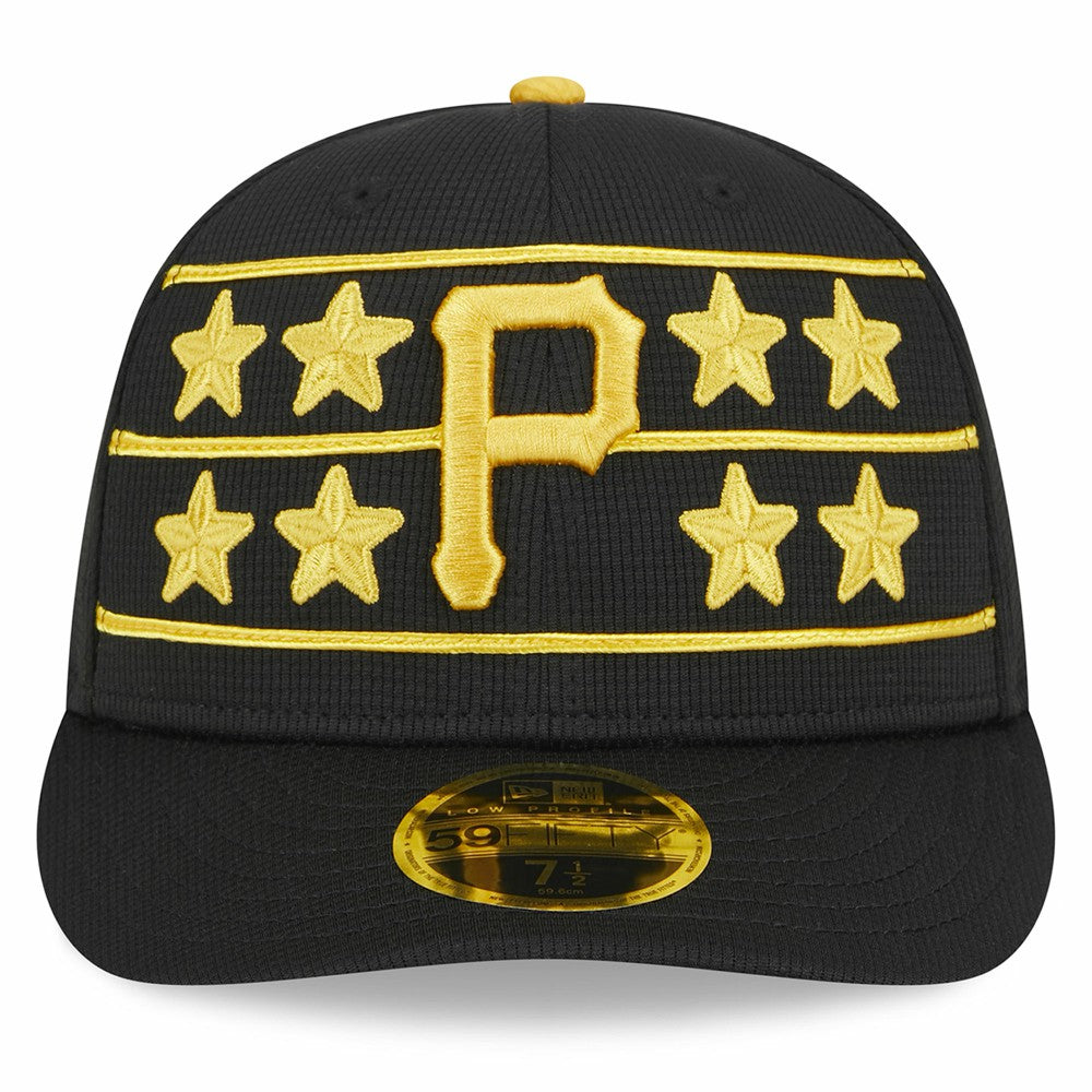 Pittsburgh Pirates New Era 2025 Batting Practice Low Profile 59FIFTY Fitted Hat - Black Hats