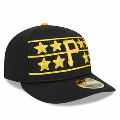 Pittsburgh Pirates New Era 2025 Batting Practice Low Profile 59FIFTY Fitted Hat - Black Hats