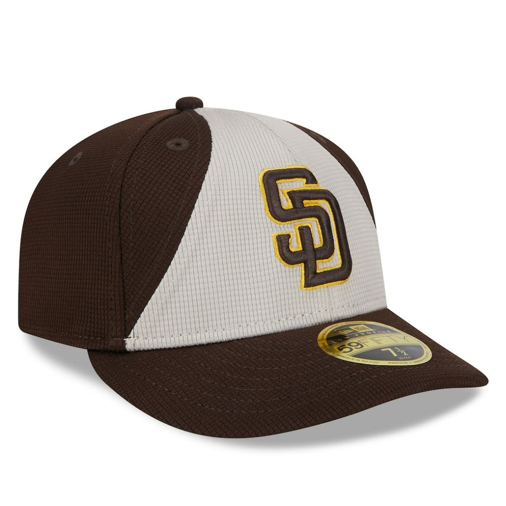 San Diego Padres New Era 2025 Batting Practice Low Profile 59FIFTY Fitted Hat - Brown Hats
