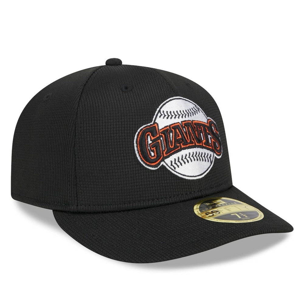 San Francisco Giants New Era 2025 Batting Practice Low Profile 59FIFTY Fitted Hat - Black Hats