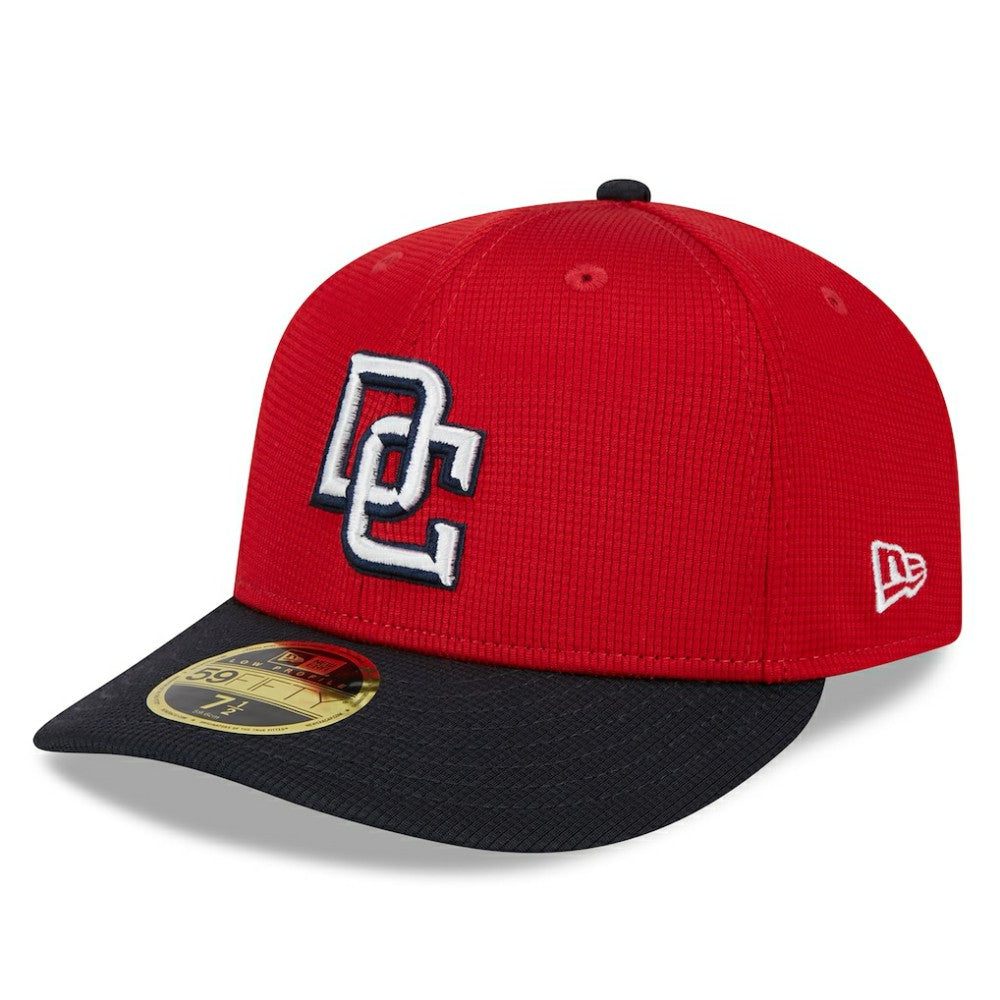 Washington Nationals New Era 2025 Batting Practice Low Profile 59FIFTY Fitted Hat - Red Hats