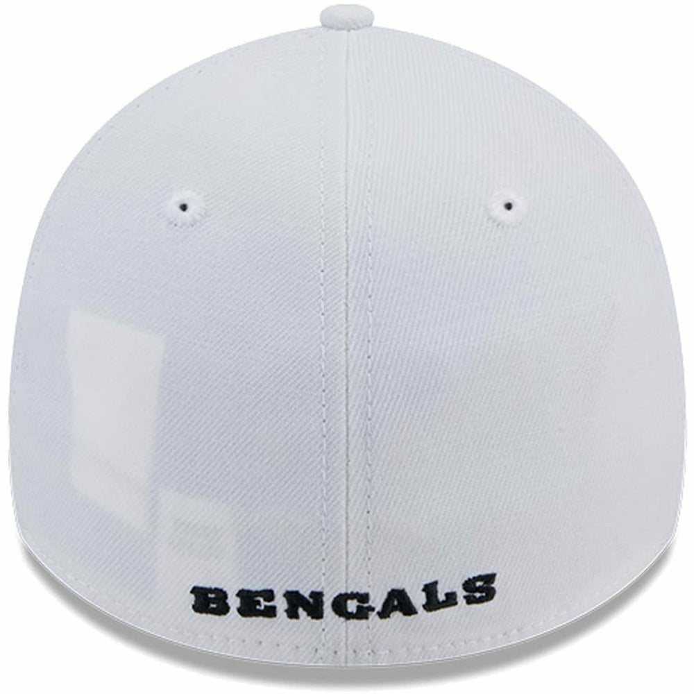 Cincinnati Bengals New Era Main 39THIRTY Flex Hat - White Hats