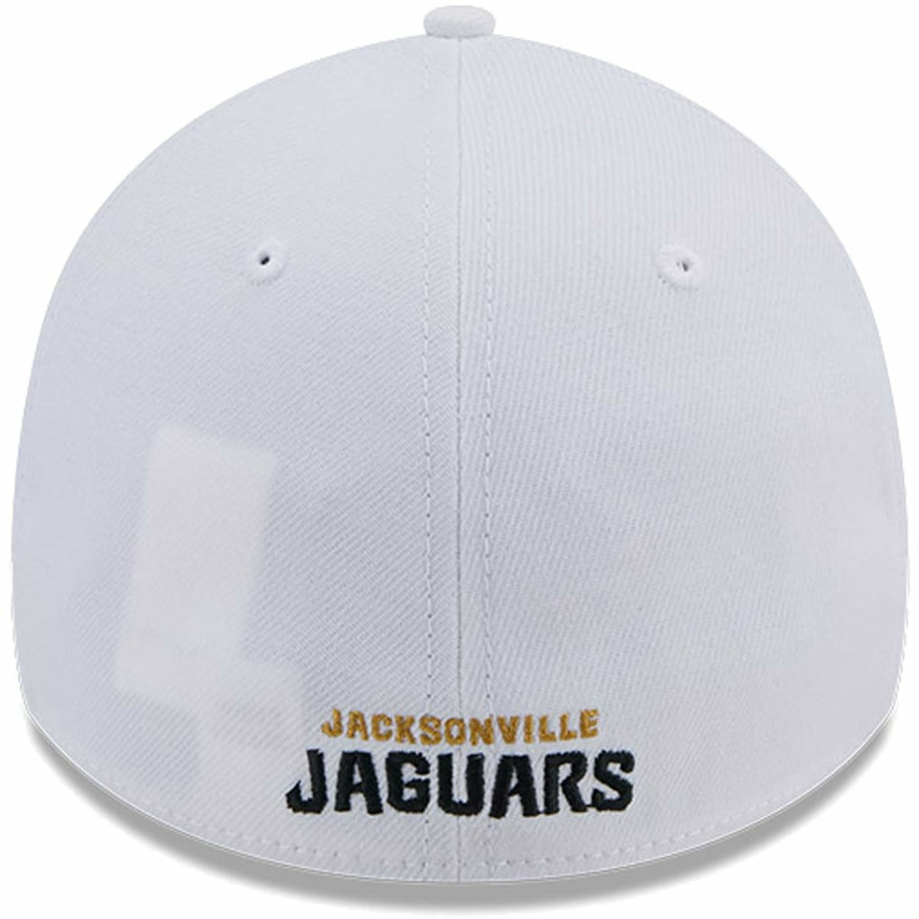 Jacksonville Jaguars New Era Main 39THIRTY Flex Hat - White Hats