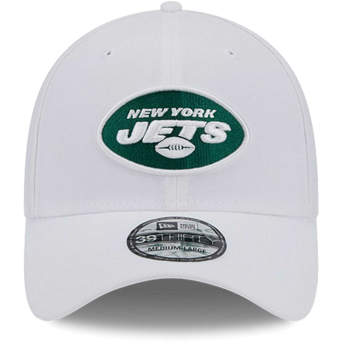 New York Jets New Era Main 39THIRTY Flex Hat - White Hats