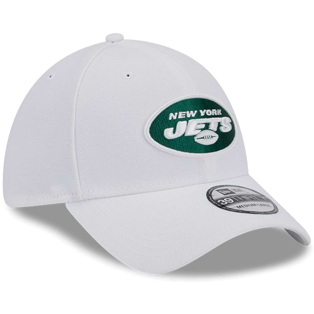 New York Jets New Era Main 39THIRTY Flex Hat - White Hats
