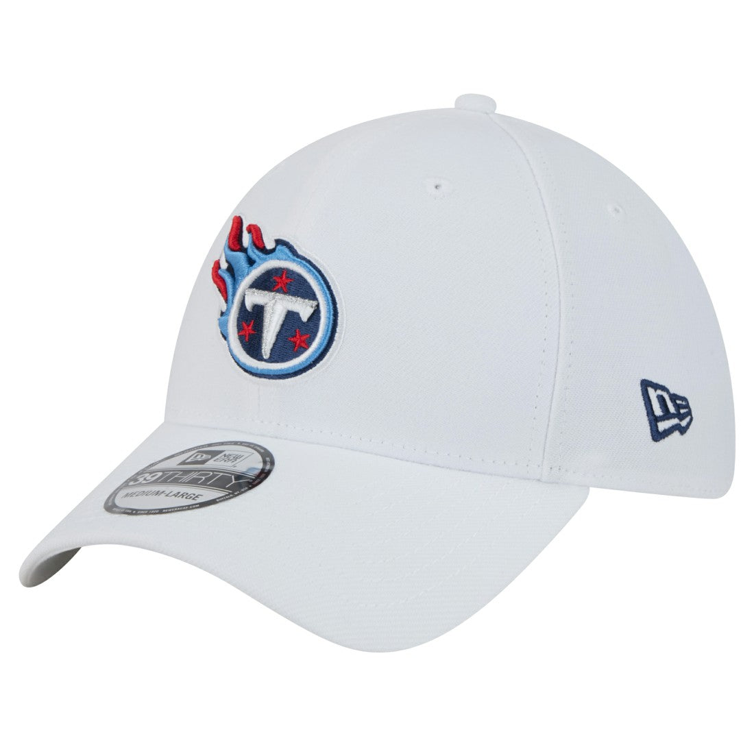 Tennessee Titans New Era Main 39THIRTY Flex Hat - White Hats
