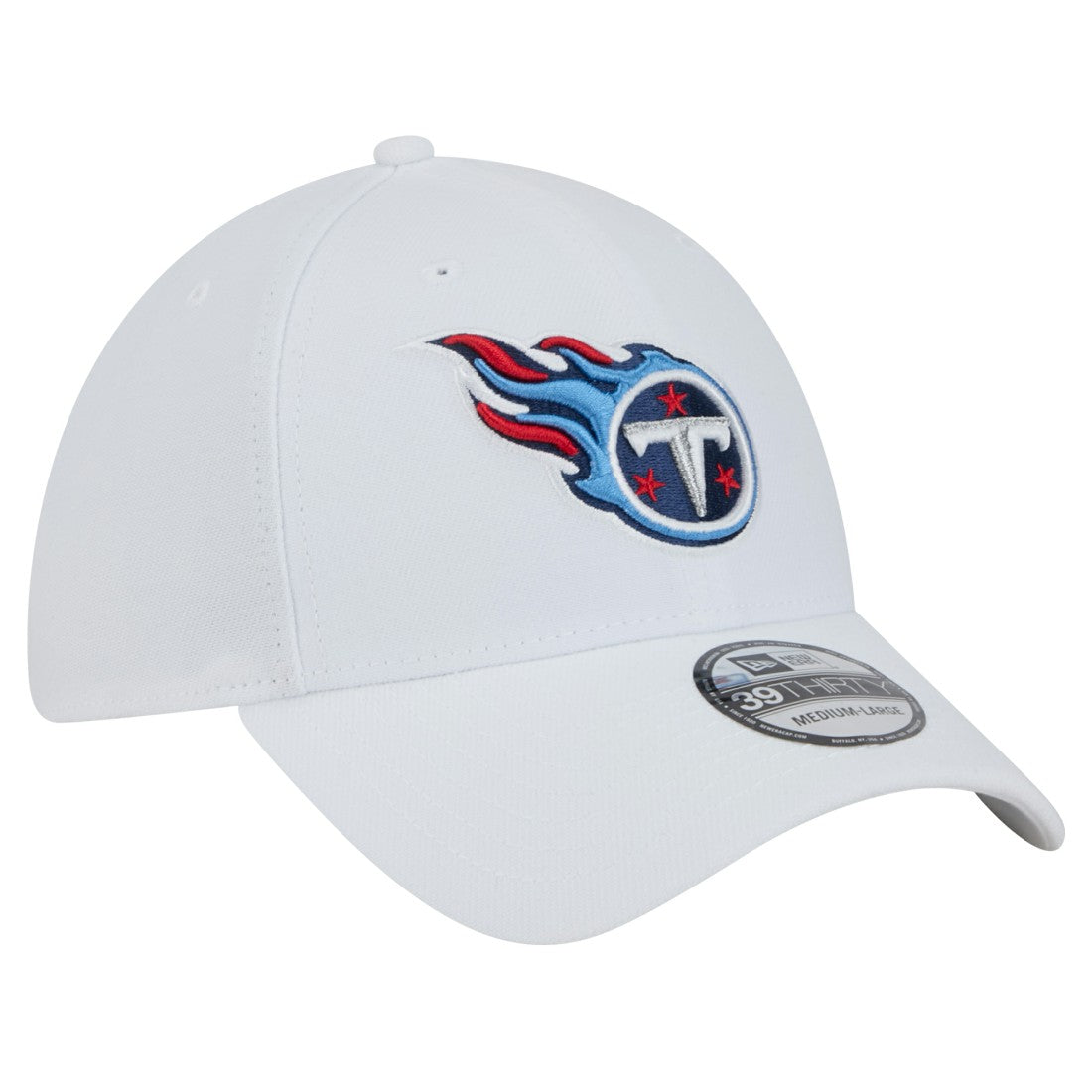 Tennessee Titans New Era Main 39THIRTY Flex Hat - White Hats