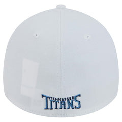 Tennessee Titans New Era Main 39THIRTY Flex Hat - White Hats