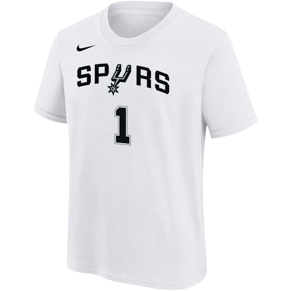Victor Wembanyama San Antonio Spurs Youth Name & Number Association T-Shirt White - Nike