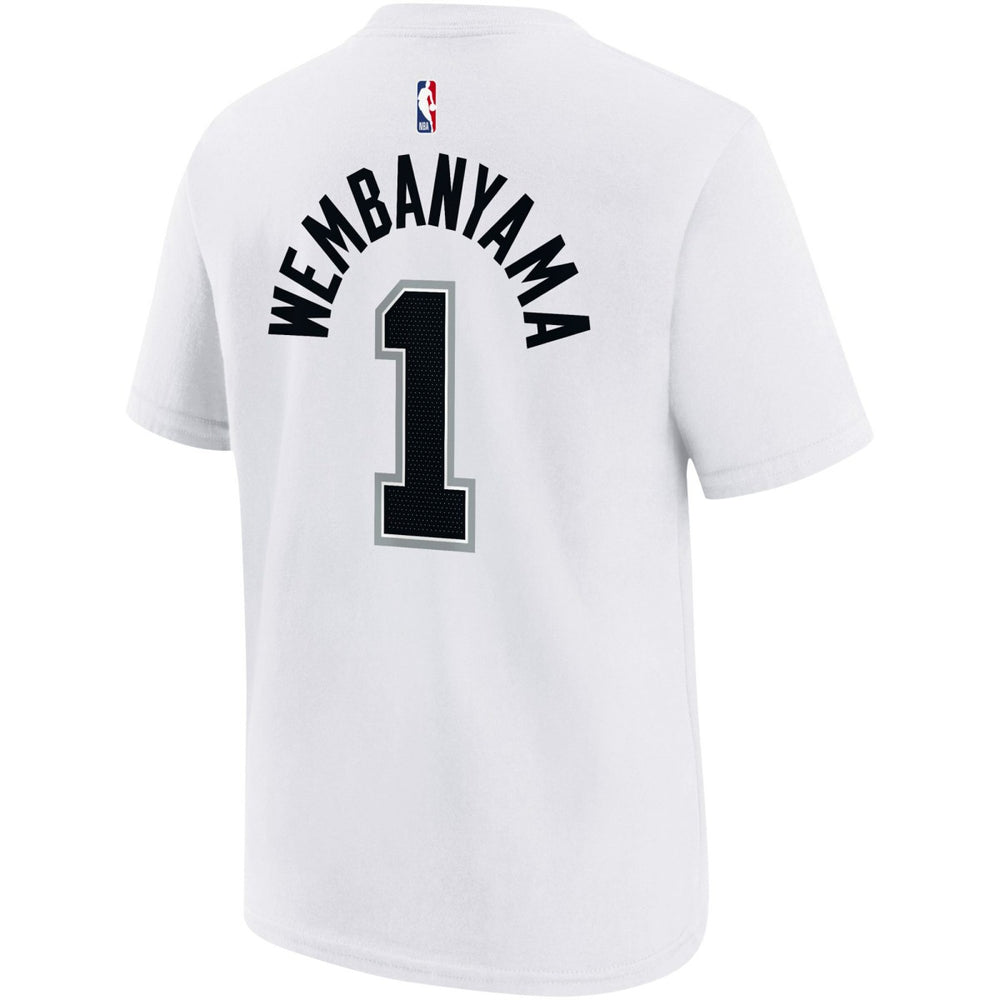 Victor Wembanyama San Antonio Spurs Youth Name & Number Association T-Shirt White - Nike