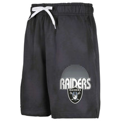 Las Vegas Raiders Youth Beach Bum Sun-Bleached French Terry Shorts - Black Shorts
