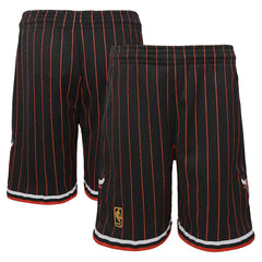 Chicago Bulls Youth Hardwood Classics Swingman Shorts Black - Mitchell & Ness