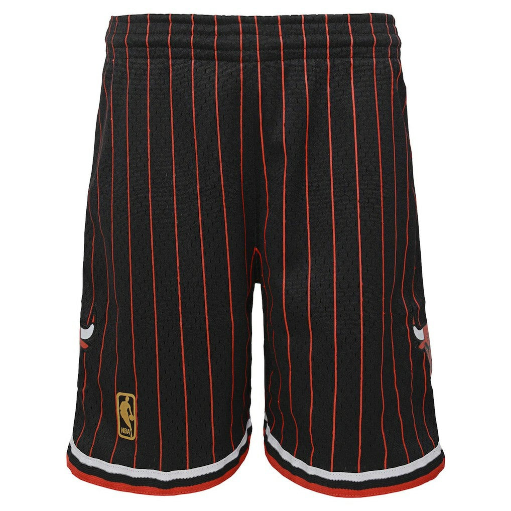 Chicago Bulls Youth Hardwood Classics Swingman Shorts Black - Mitchell & Ness