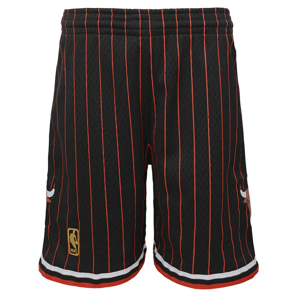 Chicago Bulls Youth Hardwood Classics Swingman Shorts Black - Mitchell & Ness