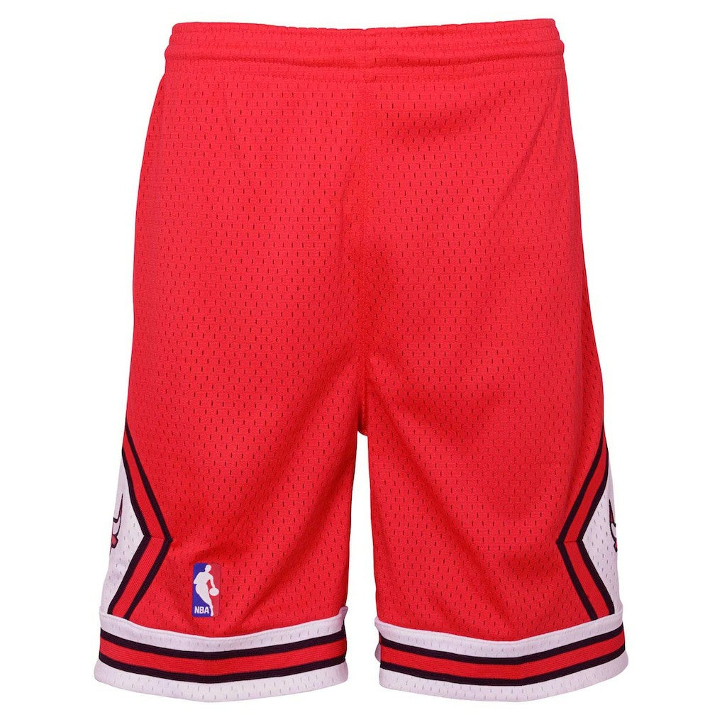 Chicago Bulls Youth Hardwood Classics Swingman Shorts Red - Mitchell & Ness