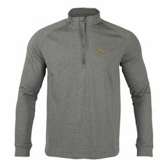 Milwaukee Brewers Levelwear City Connect Calibre Insignia Core Quarter-Zip Pullover Top - Heather Charcoal Pullover