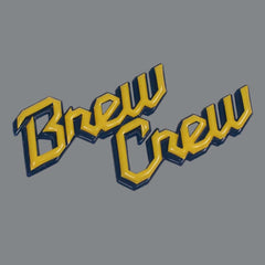 Milwaukee Brewers Levelwear City Connect Calibre Insignia Core Quarter-Zip Pullover Top - Heather Charcoal Pullover