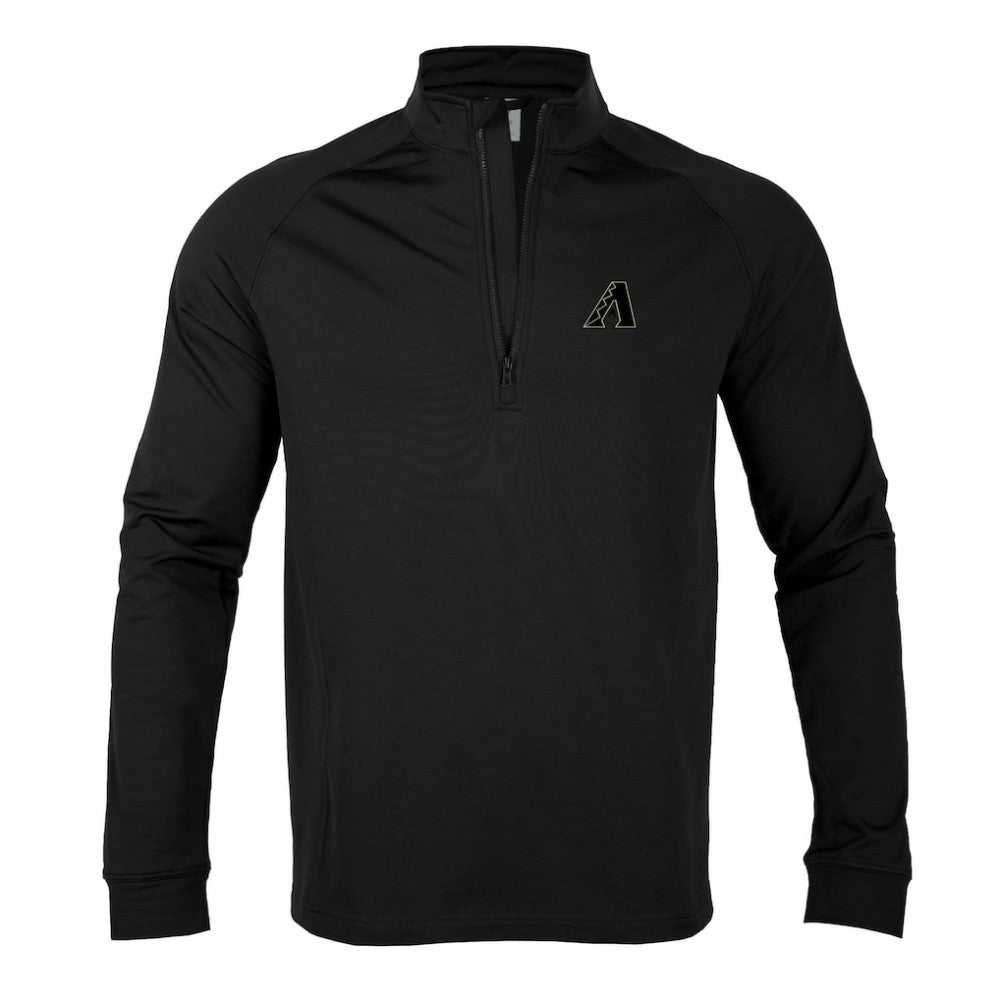 Arizona Diamondbacks Levelwear City Connect Calibre Insignia Core Quarter-Zip Pullover Top - Black Pullover