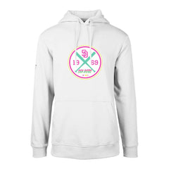 San Diego Padres Levelwear City Connect Podium Strike Pullover Hoodie - White Hoodies