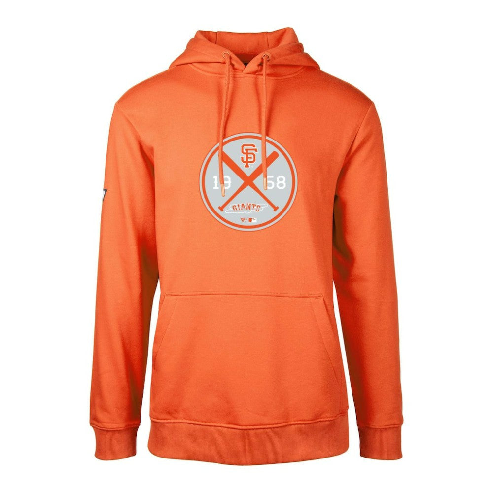 San Francisco Giants Levelwear City Connect Podium Strike Pullover Hoodie - Orange Hoodies