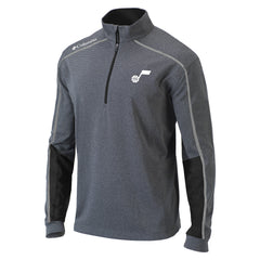Utah Jazz Omni-Wick Shotgun 2.0 Quarter-Zip Pullover Top Black - Columbia outlet