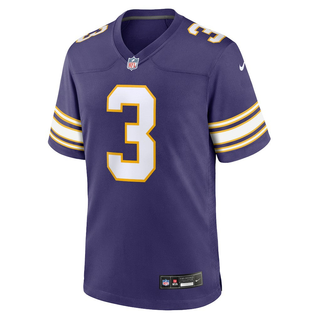 Jordan Addison Minnesota Vikings Alternate Game Jersey - Purple Jerseys
