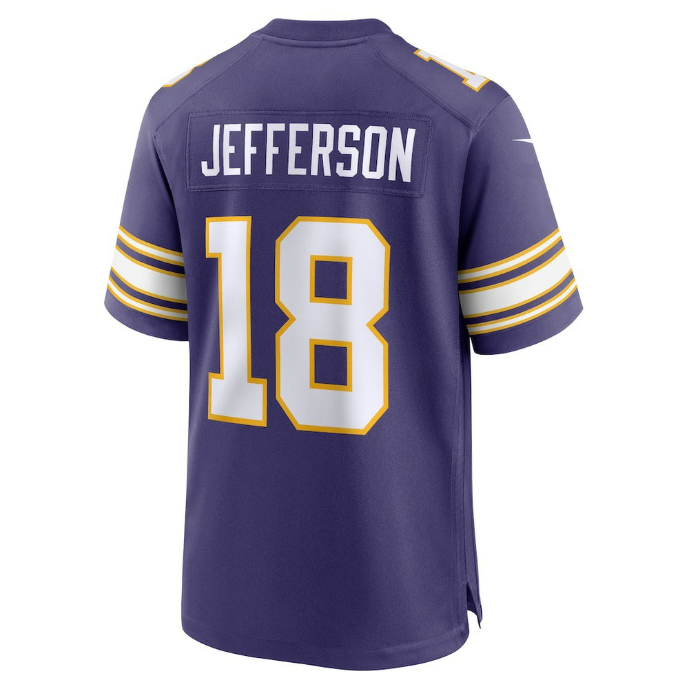 Justin Jefferson Minnesota Vikings Classic Player Game Jersey - Purple Jerseys