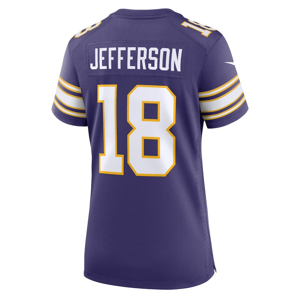 Justin Jefferson Minnesota Vikings Women's Player Jersey - Purple Jerseys